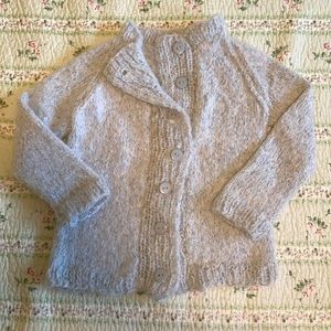 Hand Knit Baby Blue Sweater